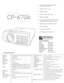 Page 2* Leasing Option Available!
True 800 x 600 SVGA with compression 
up to 1280 x 1024 SXGA.
Portable at 6.8 lbs. / 3.1kg.
2000 ANSI lumens 
Full function laser remote mouse.
Digital zoom imaging.
Versatile capabilities with keystone correction, 
freeze, blank and PIP function on remote.
Multiple inputs including RS232 and DVI-I.
HDTV compatibility.
FCC Class B certification.
24/7 telephone technical support.
CP-670k
BOXLIGHT
projector
Resolution:800 x 600 SVGA with compression up to 1280 x 1024...