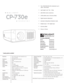 Page 2*Leasing options available!
True 1024x768 XGA with compression up to 
1280 x 1024 SXGA.
Light weight, only 7 lbs. / 3.2kg. 
2200 ANSI lumens (maximum).
27dB audible noise in Economy Mode.
Digital Keystone Adjustment. 
Automatic Ceiling Mount Detection mode.
Multiple inputs - DVI-I digital input.
Economy Mode.
Picture in Picture.
CP-730e
BOXLIGHT
projector
Resolution:1024 x 768 true XGA, with compression up to 
1280 x 1024 SXGA
Brightness:2200 ANSI lumens (maximum)  
Lamp:150W
Display Type:(3)...