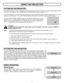 Page 27– 27–
Connect the projector to a source (Computer, VCR, Video Camera, Video Disc Player, etc.) using the appropriate terminals
on the rear of the projector (See “CONNECTING THE PROJECTOR” section on pages 10-17).
Connect the projector’s AC power cord into a wall outlet and turn the MAIN ON/OFF switch (located on the rear of the
projector) to the ON position. The LAMP POWER indicator will light RED, the READY indicator will light GREEN.
Press the LAMP POWER ON/OFF button on the remote control unit or on...