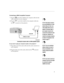 Page 147
Connecting an IBM-Compatible Computer
1Plug the   end of the CablePro Lite computer cable into the 
video connector on your computer.
NOTE: Many laptop computers 
do not automatically turn on their 
external video port when a sec-
ondary display device such as a 
projector is connected. Refer to 
your computer manual for the 
command that activates the exter-
nal video port. Activation com-
mands for some laptop computers 
are listed in the Appendix of this 
manual on page 41.
2Plug the   end of the...