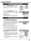 Page 25Press the MENU button and the ON-SCREEN MENU will appear.
Press the POINT LEFT/RIGHT buttons to select Computer  and
press the SELECT button.  
25
COMPUTER MODE
SELECTING COMPUTER MODE
Direct Operation
Press the MODE button on the Top Control or the COMPUTER / MCI
button on Remote Control Unit.  Select the Mode among COMPUTER,
VIDEO, or MCI mode.
Menu Operation
When selecting the Computer Mode, the Current Mode display appears.
It shows the information of the computer as detected by the projector....