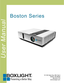 Page 1Boston Series
151 NE State Hwy 300, Ste A
Belfair, WA 98528
360.464.2119
www.boxlight.com
User Manual  