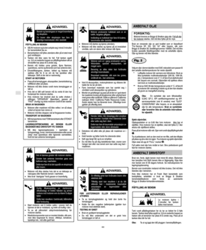 Page 4Document: - page 2 (Black)
Screen angle and frequency: 45.0000, 150.0000
N
44
ADVARSEL
5  &   &

 	
$
! & 

 	
  % 



 & 

 %

$
12 $ 3
•
 =   
  %
    0 
% &
  $
•5  

 % 

 	   
 
$
•:   >  

$ 


  		

)$B 

  & 

 ...