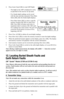 Page 36 36 78-8130-6150-0 Rev G
4. Press  Sonde Depth [SK] to read ADP Depth
 
− The depth to the ADP is displayed in units, 
as specified in the receiver set up menu.
 
− Five Sonde depth readings can be saved 
with the time and date measured. Press Mem 
Select [SK] after the Sonde depth displays.
 
− Press Mem Select [SK] to select a specific 
memory location (M1-M5) or select Save 
[SK]. Save [SK] will place each entry in 
sequential order in memory (M1–M5) until 
five readings have been stored. The unit...