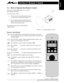 Page 19ENGLISH
Figure 5-2. Remote Control
17  3M 19973M Multimedia Projector MP8660
Section 5: Remote Control
5-1. How to Operate the Remote Control
The remote control keypad (Figure 5-2) controls
basic projector functions.
To use the remote control:
a. Aim the remote toward the projection screen
or at the back of the projector (Figure 5-1).
b. Press the desired button and the signal will
bounce off of the screen to the front sensor or
directly enter the back sensor.
The function of each remote control button...