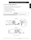 Page 15© 3M 2000 3M™ Multimedia Projector MP8755/MP8755L/MP8770/MP8770L
ENGLISH
13
Section 4: Adjustments and Functions
4.1 How To Use Height Adjustment Feet
Adjust the image elevation using the height adjustment feet at the front of the projector.
1. Raise the front end of the projector so the feet are not touching the tabletop.
2. Push the lock button to unlock the foot.
3. Extend or retract each foot to the desired height.
4. Release the lock button to lock the foot into position.
5. For fine adjustments,...