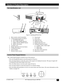 Page 993M™ Multimedia Projector MP7640
© 3M IPC 2000
Part Identification List
Section 2: Product Description
1. Basic remote control transmitter
2. Control panel keypad (see below)
a) STANDBY/ON button
b) ON, LAMP, TEMP indicators
c) INPUT, MUTE, RESET buttons
d) MENU disk button
3. Air filter cover
4. Height adjustment foot lock button
5. Cooling fan exhaust
6. Stereo speaker
7. Remote control sensors8. Zoom knob
9. Focus ring
10. Projection lens
11. Sliding lens door
12. Height adjustment foot
13. Terminal...