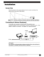 Page 13



Screen Size
Place the projector at the required distance from the screen according to the 
desired picture size (see the table below). 
Connecting to Various Equipment 
It only takes a few seconds to connect the MP7720 projector to your
computers/notebook, VCR or other systems. However, for Macintosh users, a Mac 
adapter is needed for connection. The adapter is an optional accessory.
Caution
Turn off power to all devices before making connections. Never plug anything into 
the projector or...