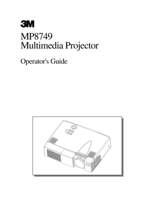 Page 1MP8749
Multimedia Projector
Operators Guide 