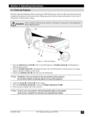 Page 13133M
Section 4: Operating Instructions
Caution
3
4
2
2
5
67 