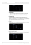 Page 33
28  © 3M 2008.  All Rights Reserved.

User Controls  3M™ Super Close Projection System

 Information
On:   Choose “On” to display source information on the screen. 
Off:  Choose “Off” to hide source information on the screen. 
 Keypad Lock
When the keypad lock function is on, the control panel will be 
locked, but the projector can still be operated by the remote control. 
If canceling this function, use the remote control or press the “Ente\
r”  
key on the control panel for 7 seconds to turn it off....