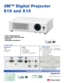 Page 1
3M™ Digital Projector 
S15 and X15
CONNECTIONS
COMPUTER
•  RGB
•  Serial Control
•  PC Audio
VIDEO
•  S-Video
•  RCA Composite
•  Audio (Stereo)
• Through RGB with special cable
S15 Order Number: 78-9236-6844-2
X15 Order Number: 78-9236-6847-5
BASIC SPECS
•  1,500 lumens* 
•  SVGA (800x600)
•  4.9 lbs / 2.249 kg
•  300:1 Contrast ratio
•  Whisper mode
•  Vertical Digital Keystone
S15X15
S15
 1,500 lumens* 
XGA  (1024x768)X15
    www.3m.com/meetings
1-800-328-1371  
•  Create a lasting impression!   
•...