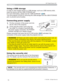 Page 11
10
Setting up
Using a USB storage
,QRUGHUWRYLHZLPDJHVVWRUHGLQD86%VWRUDJHVXFKDVD86%PHPRU\VWLFN
LQVHUWWKHGHYLFHLQWRWKH86%6725$*(SRUW
)RUPRUHLQIRUPDWLRQSOHDVHVHHWKH³86%6725$*(´ (
	48

7XUQWKHSURMHFWRURIISULRUWRUHPRYLQJWKH86%VWRUDJHIURPW KH86%6725$*(
SRUWWRSUHYHQWVRPHWURXEOHV
Connecting power supply
3XWWKHFRQQHFWRURIWKHSRZHUFRUGLQWR
WKH$&LQOHWRIWKHSURMHFWRU
)LUPO\SOXJWKHSRZHUFRUG