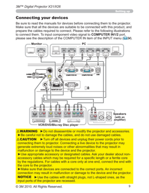 Page 99
3M™ Digital Projector X21/X26
