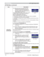 Page 50
50
OPTION Menu
Item Description
SECURITY
(continued)
 0RYHWKHFXUVRUWRWKHULJKWVLGHRIWKH
3$66:25$*$,1%2;DQGSUHVVWKH
yEXWWRQWRGLVSOD\WKH3$66:25IRU
DERXWVHFRQGVSOHDVHPDNHQRWHRIWKH
3$66:25GXULQJWKLVWLPH
3UHVVLQJWKH(17(5EXWWRQRQWKHUHPRWHFRQWURO
RU,1387EXWWRQRQWKHSURMHFWRUZLOOUHWXUQWR
0\6FUHHQ3$66:25RQRIIPHQX
:KHQD3$66:25LVVHWIRU0\6FUHHQ
‡7KH0\6FUHHQUHJLVWUDWLRQIXQFWLRQDQGPHQXZLOOEHXQDYDLODE OH...