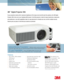 Page 1*Indicates maximum lumens rating
3M™ Digital Projector X95
If your projection needs call for maximum brightness to fill a large room but still reach the audience, the 3M Digital 
Projector X95 is the one to see. Boasting 5000 lumens*, this XGA projector is ideal for larger boardrooms, classrooms, 
and auditoriums. Lens shift capabilities make for easy placement in virtually any room, and the multiple security 
features give you peace of mind that your assets are protected.  
• XGA (1024 x 768)...