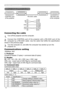 Page 6
6

RS-232C Communication
RS-232C Communication
678912345     678912345 
 CONTROL port  RS-232C cable  RS-232C port 
  of the projector   of the computer
 - (1) (1) CD 
  RD (2) (2) RD 
  TD (3) (3) TD 
  - (4) (4) DTR 
  GND (5) (5) GND 
  - (6) (6) DSR 
  RTS (7) (7) RTS 
  CTS (8) (8) DTS 
  - (9) (9) RI
 
Connecting the cable
1. Turn off the projector and the computer. 
2. Connect  the  CONTROL  port  of  the  projector  with  a  RS-232C  port  of  the 
computer  by  a  RS-232C  cable.  Use  the...